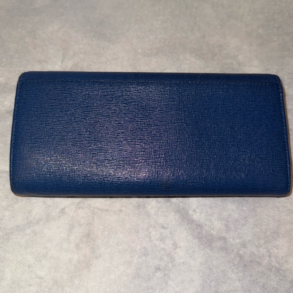 Preowned GUC Furla Blue Leather Wallet Classic Design - Picture 4 of 10